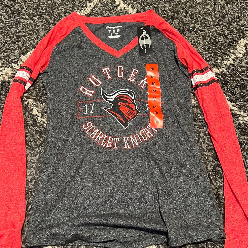 Rutgers scarlet knights champions long sleeve never worn with tags on it